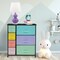 Sorbus Dresser with Drawers - Furniture Storage Tower Unit for Bedroom, Hallway, Closet, Office Organization - Steel Frame, Wood Top, Easy Pull Fabric Bins